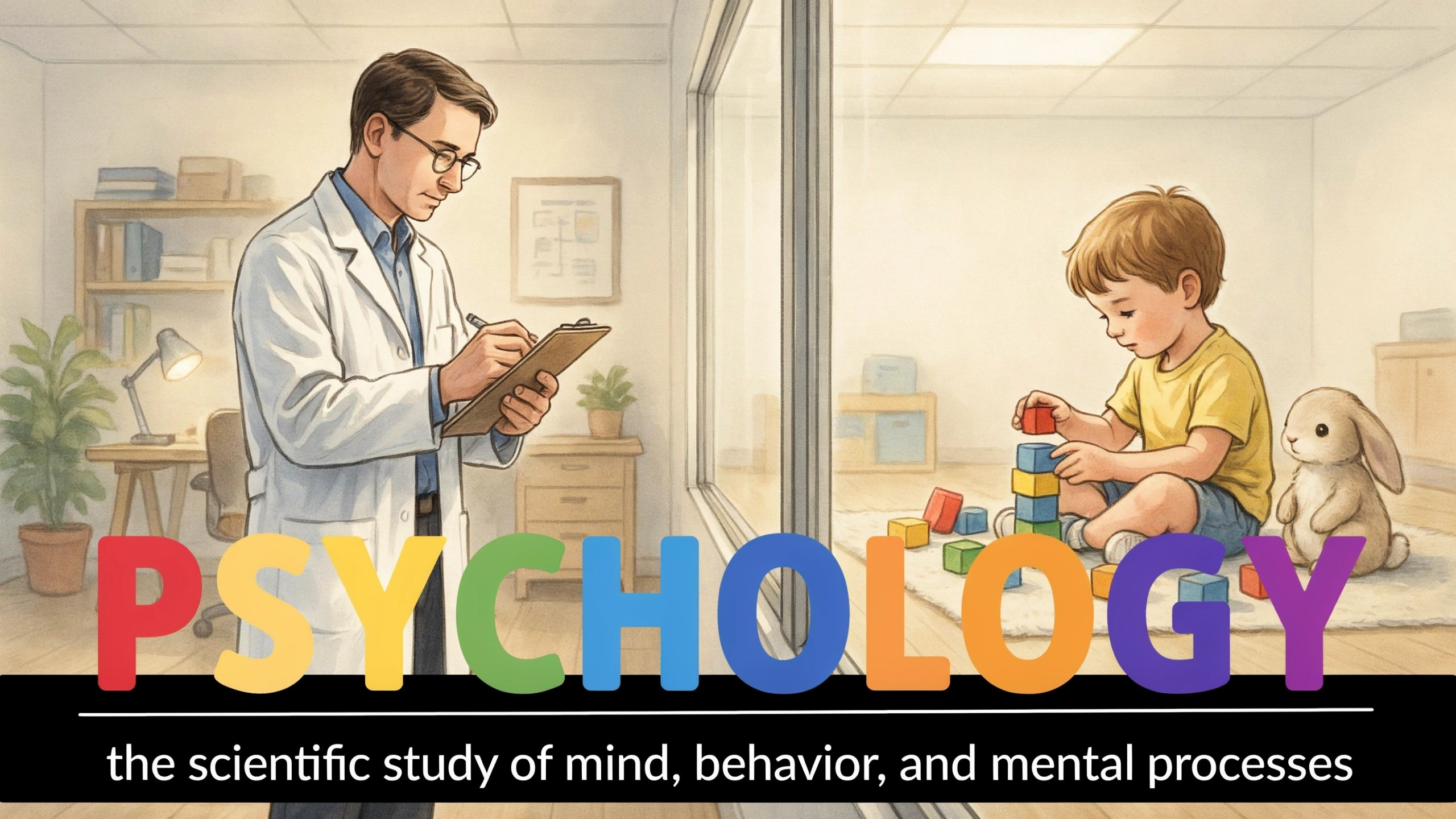 English Illustration for psychology
